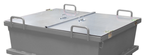 Bauer 2-piece hinged lid for Universal container