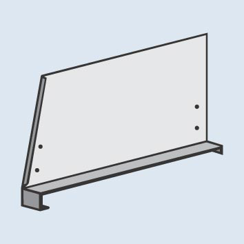 hofe Shelf divider for boltless shelving