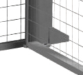 TROAX Corner connector for Lattice walls
