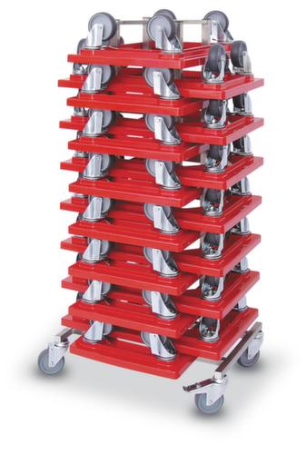 Scooter rack with 15 crate scooters