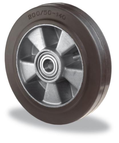 BS-ROLLEN Elastic solid rubber heavy-duty wheel up to 550 kg load capacity
