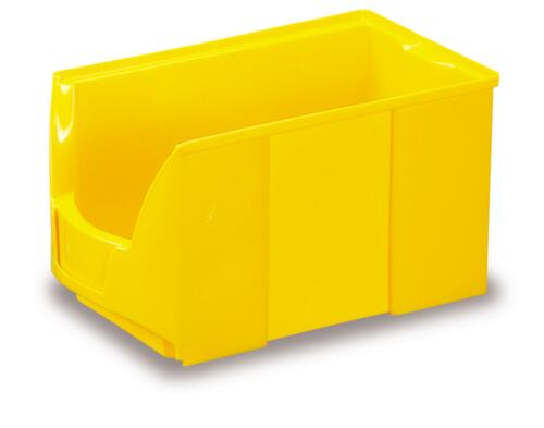 Stackable open-fronted storage box Futura with deep access opening
