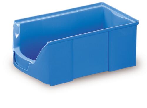 Stackable open-fronted storage box Futura with deep access opening