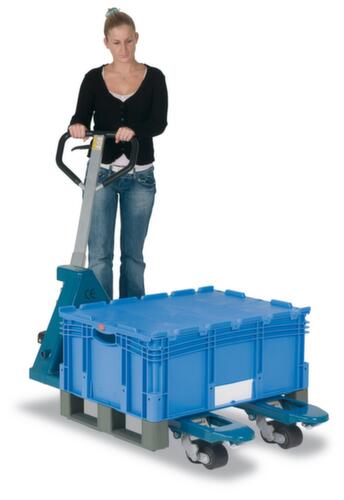 BITO Large-volume Euronorm stacking container with double base