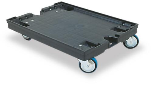 BITO Large-volume Euronorm stacking container with double base