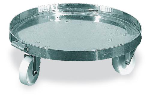 Trolley for conical containers, for 80 l containers, Steel galvanized