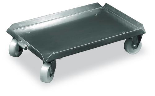 Trolley for conical containers