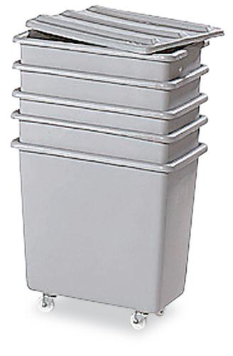 Mobile rectangular container