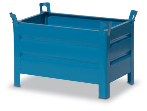Solid wall stacking containers with a load capacity of 700 kg