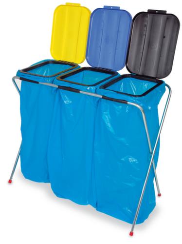Bin bag stand with up to 3 collection units