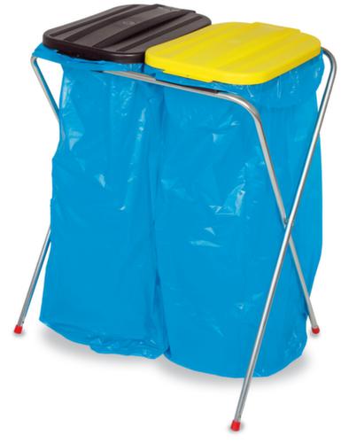Bin bag stand with up to 3 collection units