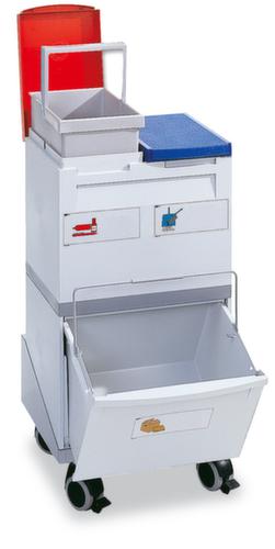 Recyclables collection box with 15 liter capacity