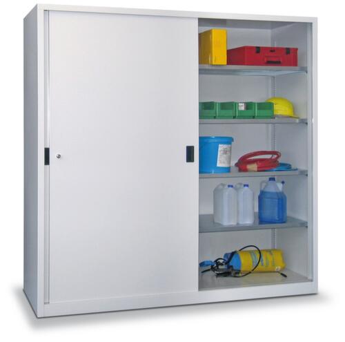 PAVOY Sliding door cabinet Basis light gray