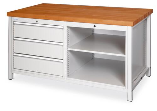 Bedrunka + Hirth Workbench with frame in many colors and different tops