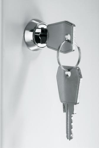 PAVOY Locker cabinet Basis light gray with up to 20 compartments