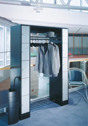 C+P Locker wardrobe Classic light gray with up to 20 compartments