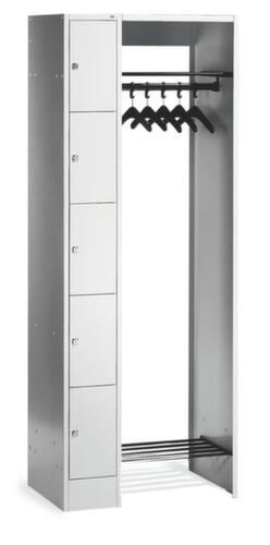 C+P Locker wardrobe Classic light gray with up to 20 compartments