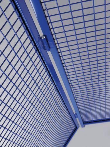 Partition wall system with mesh size 40x40 mm