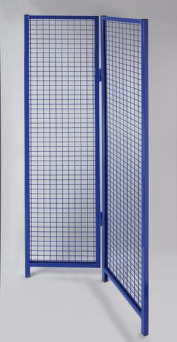 Partition wall system with mesh size 40x40 mm