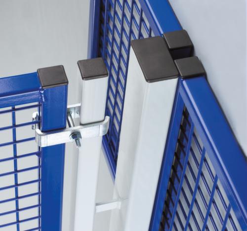 Partition wall system with mesh size 40x40 mm