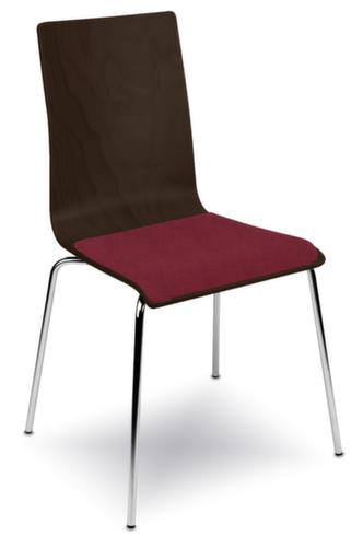 Nowy Styl Wooden shell chair with 4-legged frame
