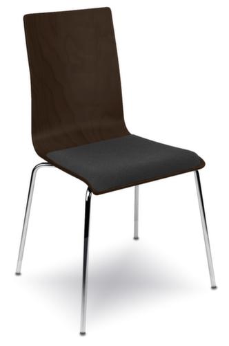 Nowy Styl Wooden shell chair with 4-legged frame