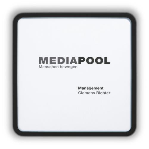 Door label VarioSign with colored frame