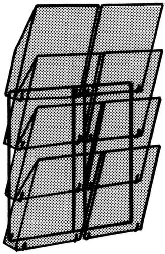 Wall holder for newspapers and magazines