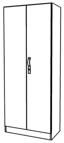 Hinged door wardrobe Up and Down