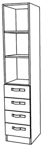 Hinged door wardrobe Up and Down