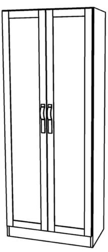 Hinged door wardrobe Up and Down
