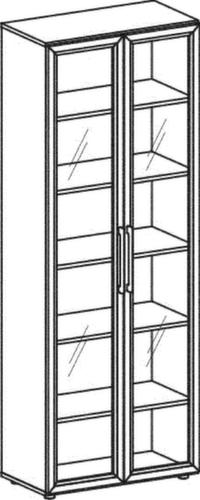 Gera Glass door wardrobe Milano