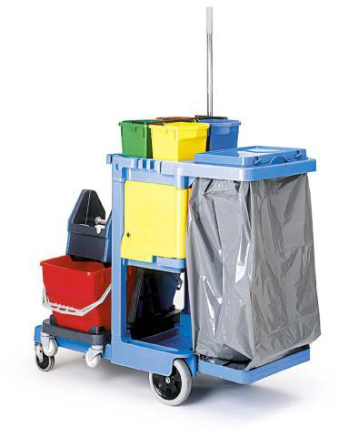 Bucket for cleaning trolleys