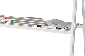 MAUL Flipchart MAULpro Multi with shelf, height 1250 - 2000 mm