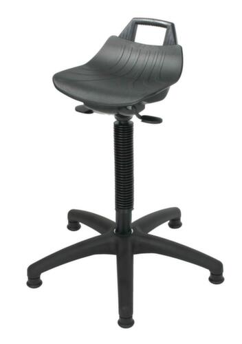 Height-adjustable standing aid