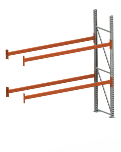 META Pallet rack MULTIPAL for 6 pallets, 2785 mm wide, 3 storage levels