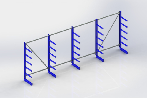 META Universal cantilever rack Atlas ST, one-sided, height 2000 mm, 6 levels