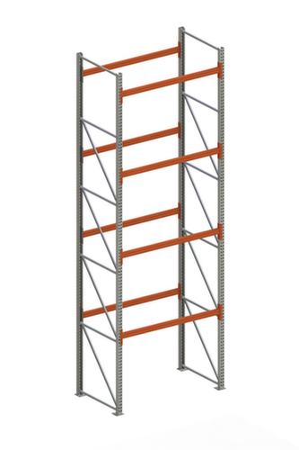 META Pallet rack MULTIPAL for 10 pallets, 1825 mm wide, 5 storage levels