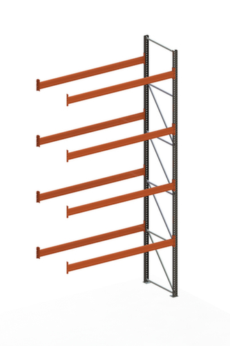 META Pallet rack MULTIPAL for 15 pallets, 2785 mm wide, 5 storage levels