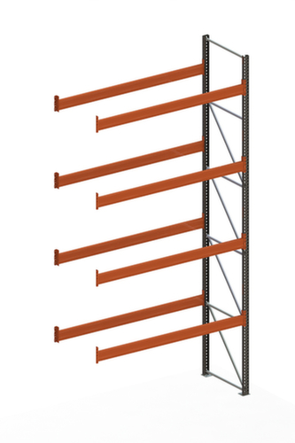 META Pallet rack MULTIPAL for 15 pallets, 2785 mm wide, 5 storage levels