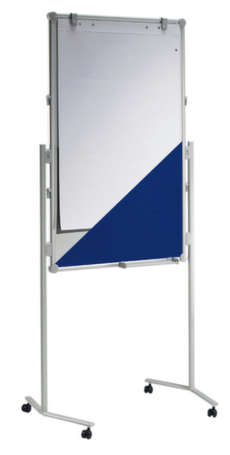 MAUL 3-fold presentation board professionell including accessory set, height x width 1950 x 1200 mm
