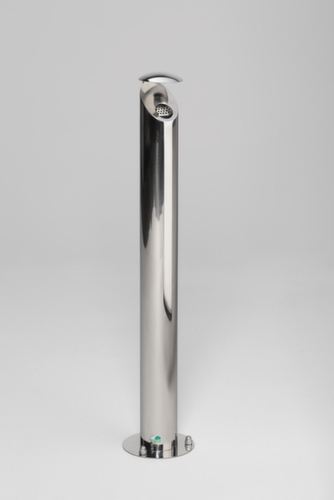 VAR Stainless steel pedestal ashtray H 103 in column form