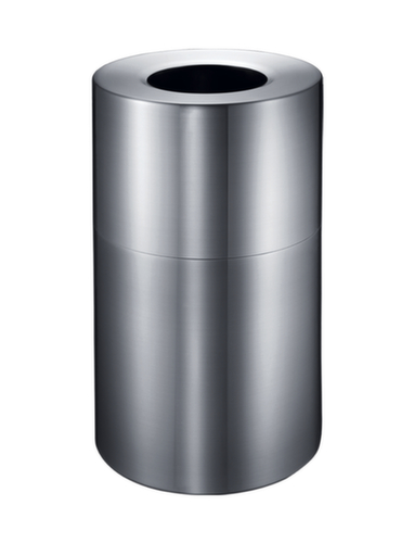 Aluminum waste garbage can, 130 l