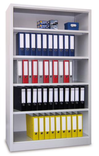 PAVOY Office shelving Basis with back panel and 4 shelves