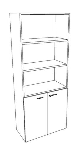 Quadrifoglio Combination cabinet T45 with 5 file heights