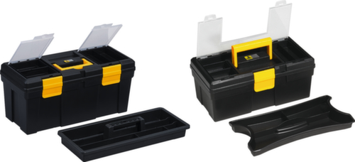 Allit Tool box McPlus made of PP in black/yellow