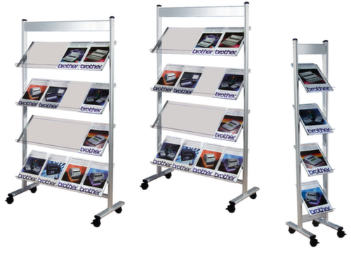 Mobile brochure rack
