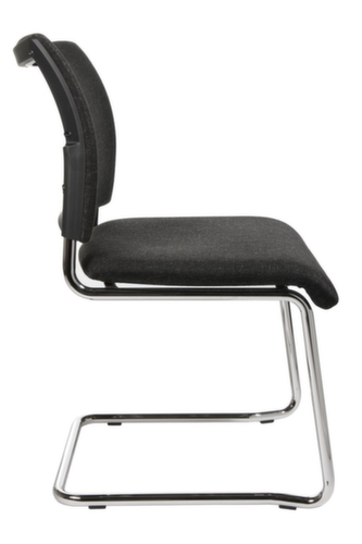 Topstar Upholstered visitor swing Visit 20, registered office Fabric (100% polypropylene), anthracite