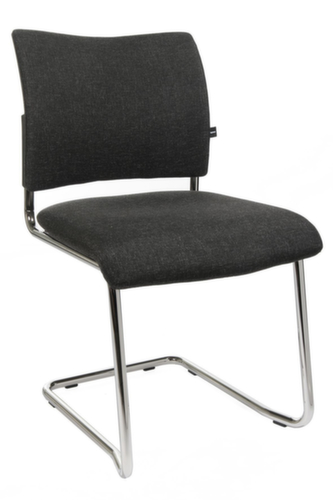 Topstar Upholstered visitor swing Visit 20, registered office Fabric (100% polypropylene), anthracite
