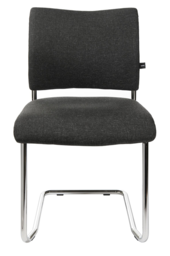 Topstar Upholstered visitor swing Visit 20, registered office Fabric (100% polypropylene), anthracite
